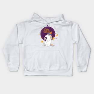 unicorn birthday Kids Hoodie